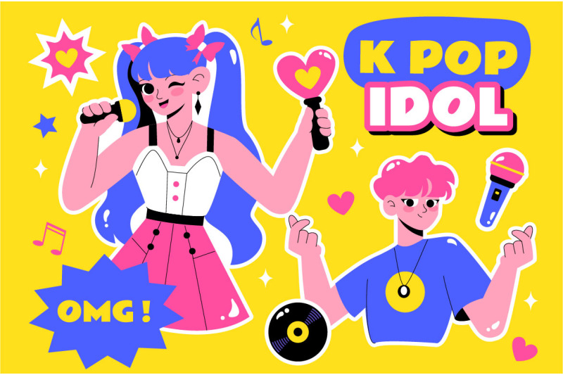 10-k-pop-idol-trend-illustration