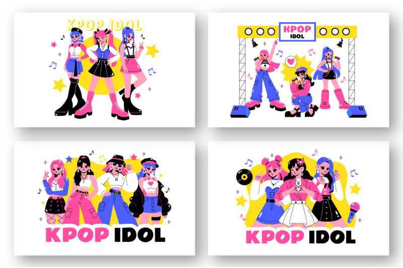 10-k-pop-idol-trend-illustration