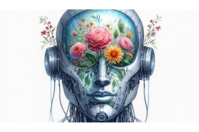 blooming-robot-glass-face