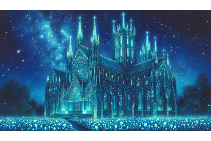 cathedral-bioluminescent-bloom-night
