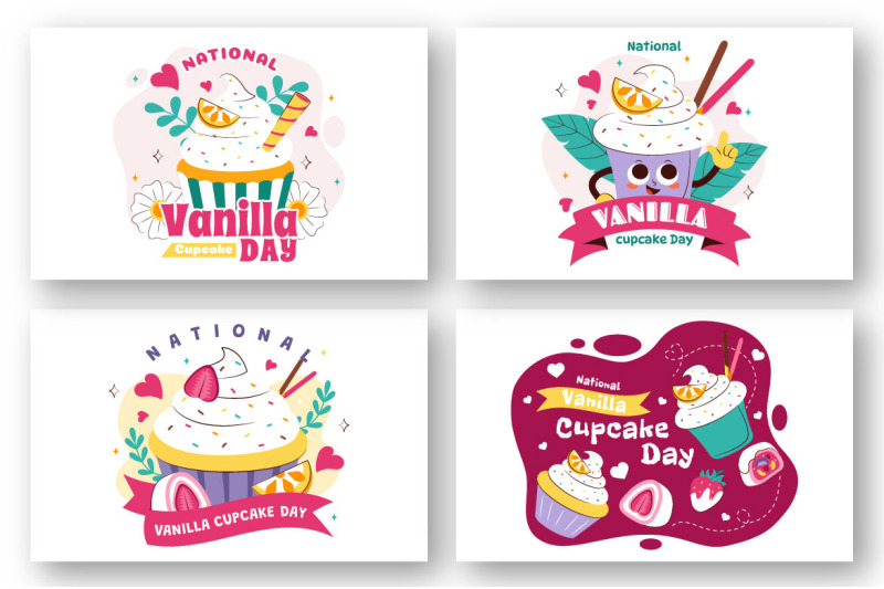 10-national-vanilla-cupcake-day-illustration
