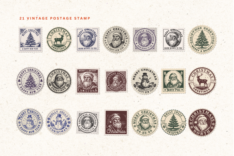 vintage-christmas-clipart-bundle