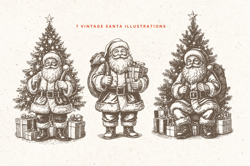 vintage-christmas-clipart-bundle