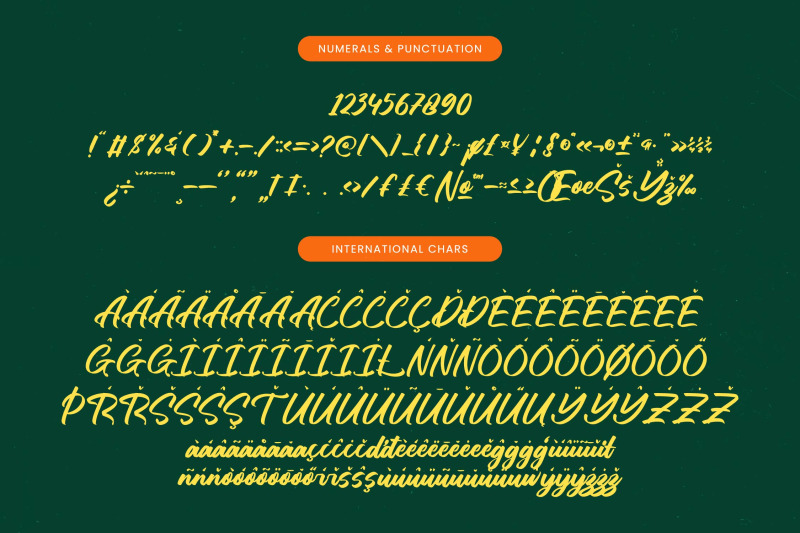 hunting-gather-bold-handwritten-font
