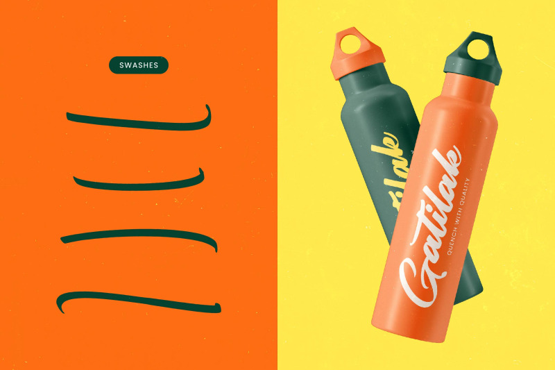 hunting-gather-bold-handwritten-font