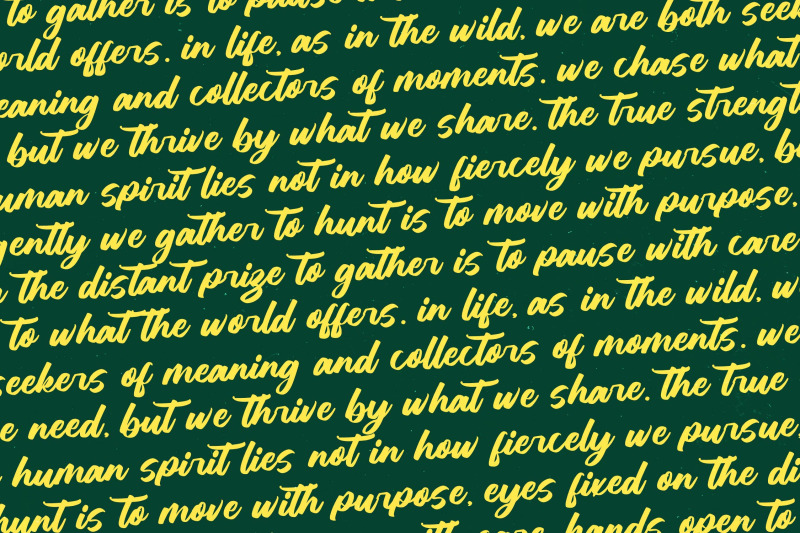 hunting-gather-bold-handwritten-font