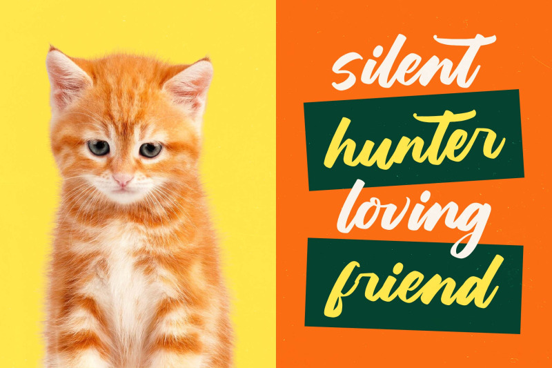 hunting-gather-bold-handwritten-font