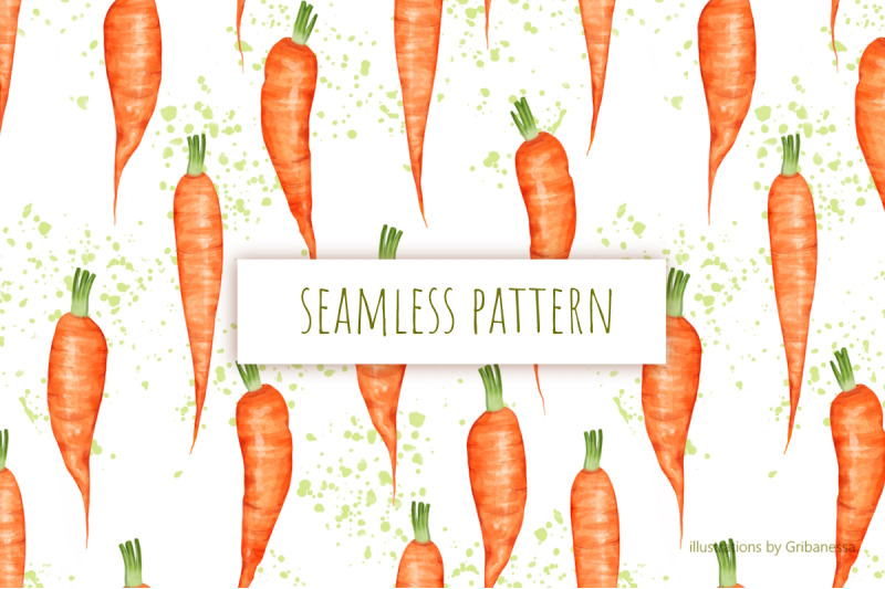 hand-drawn-watercolor-style-carrot-seamless-pattern
