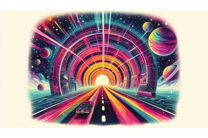cosmic-road-retro-tunnel