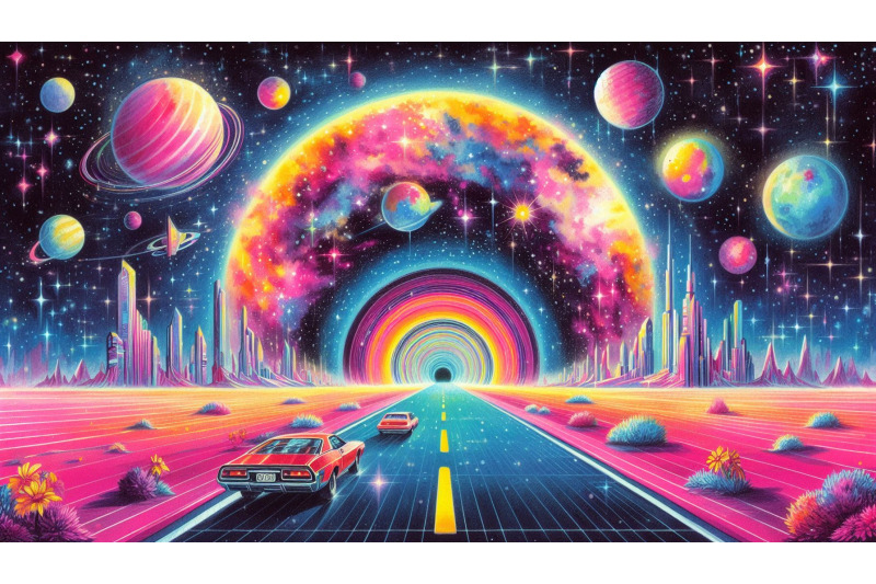 cosmic-road-retro-tunnel