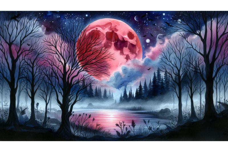 crimson-moon-over-haunted-lake