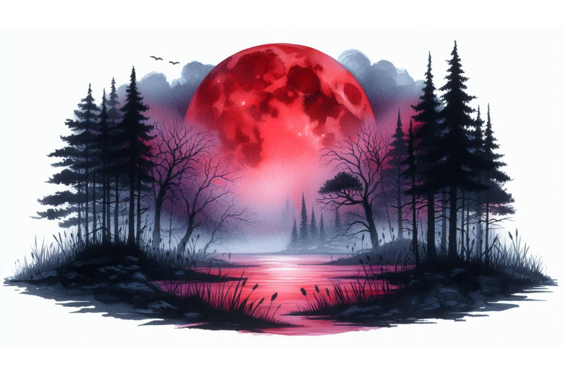 crimson-moon-over-haunted-lake