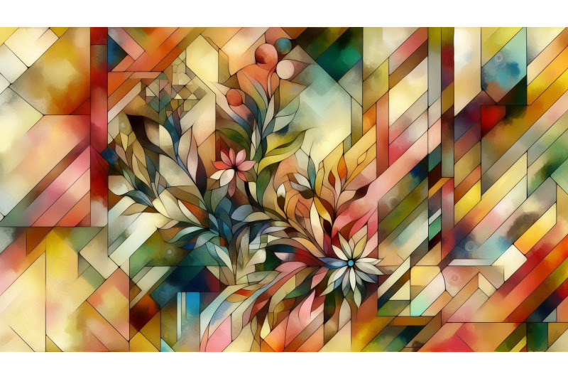 cubist-floral-colors