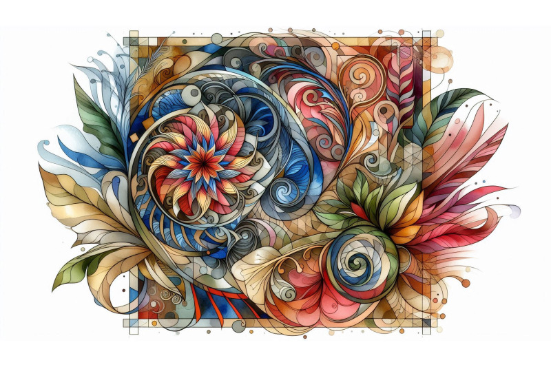 curved-abstract-flowers