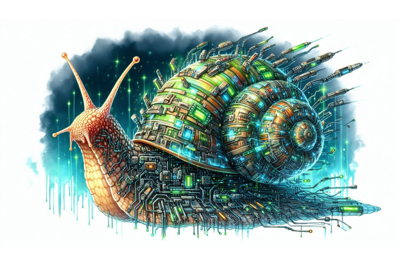 cyber-shell-mechanical-snail
