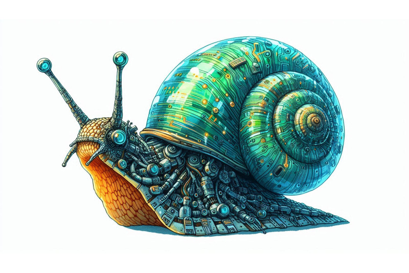 cyber-shell-mechanical-snail