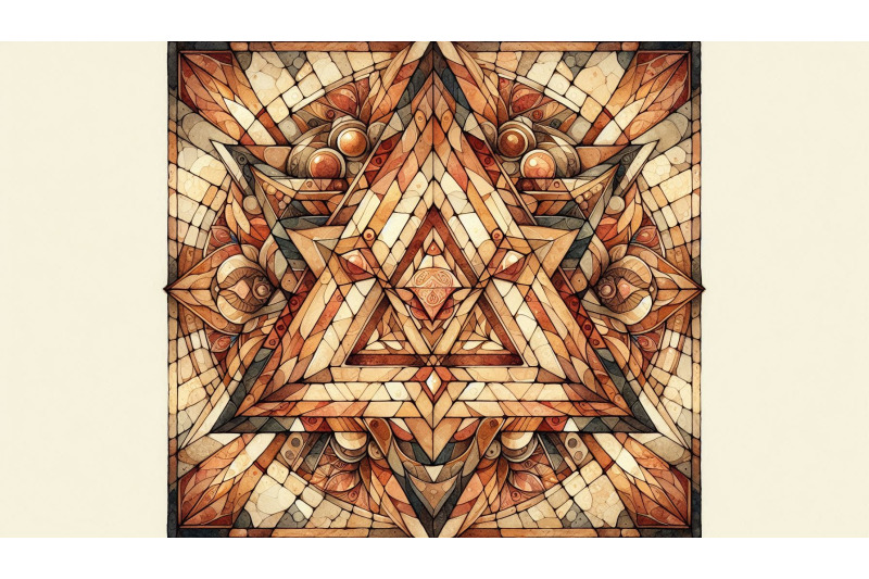 earthy-triangle-mosaic