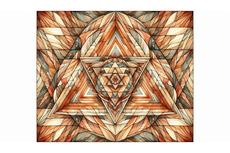 earthy-triangle-mosaic