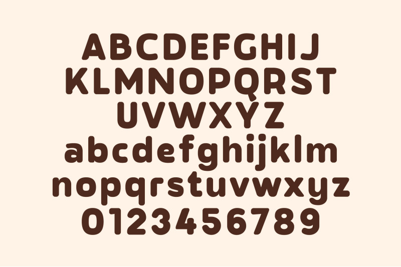 chocho-aura-tasty-bold-food-font