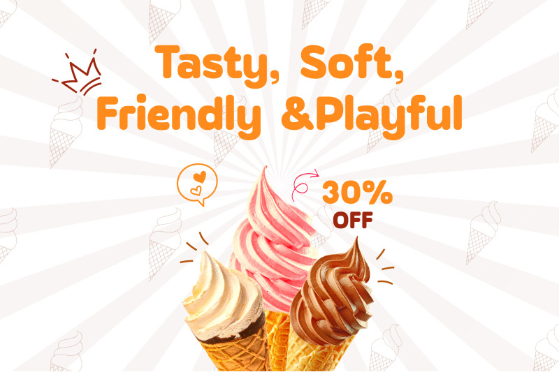 chocho-aura-tasty-bold-food-font