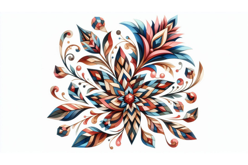 geometric-floral-fusion