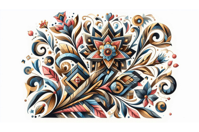 geometric-floral-fusion