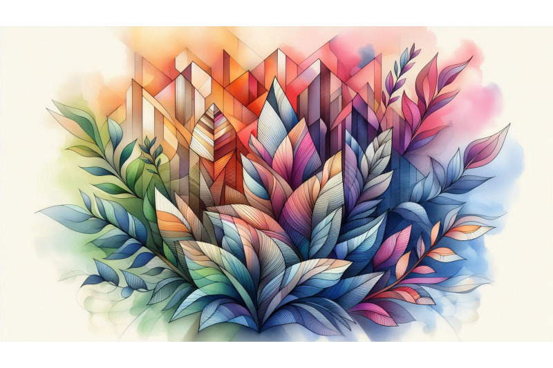 gradient-garden-shapes