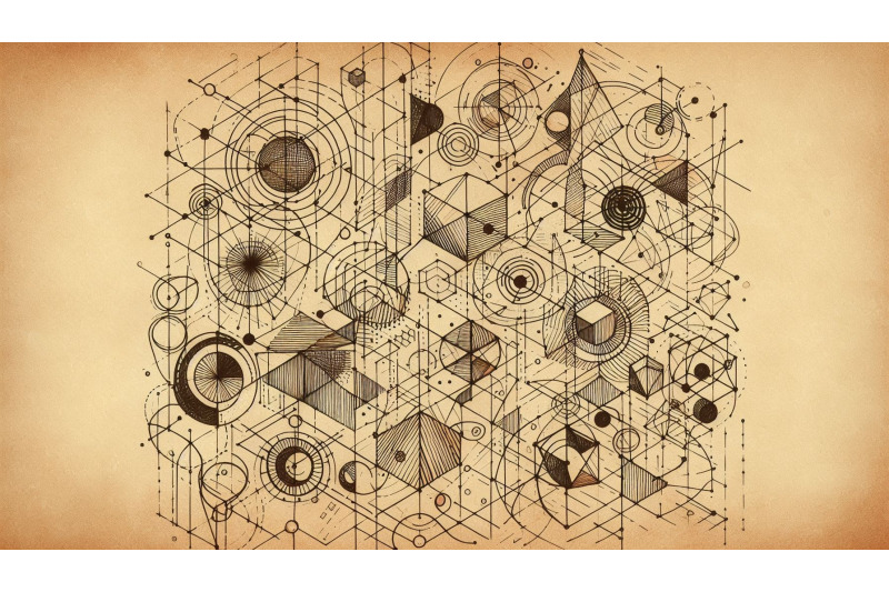 hand-drawn-sketch-geometry