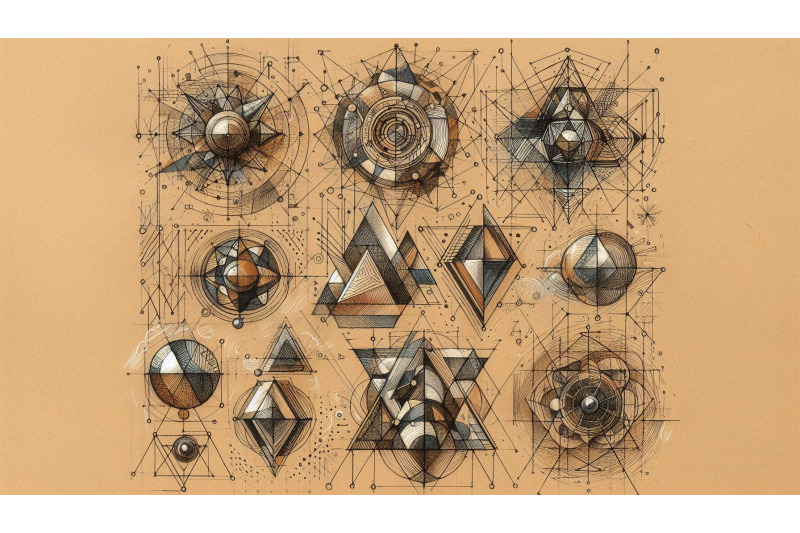 hand-drawn-sketch-geometry