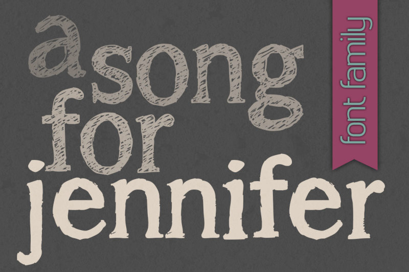 a-song-for-jennifer-font-family