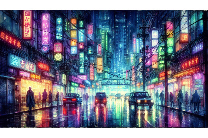 neon-cyberpunk-street-scene