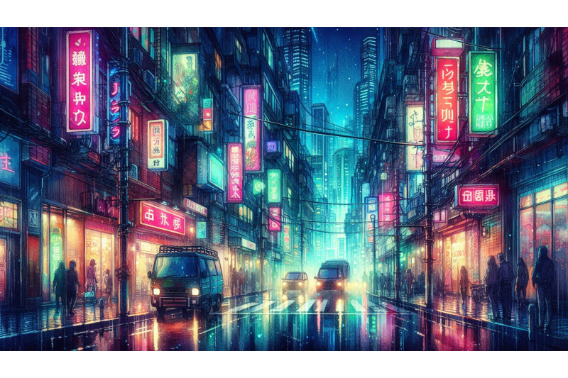 neon-cyberpunk-street-scene