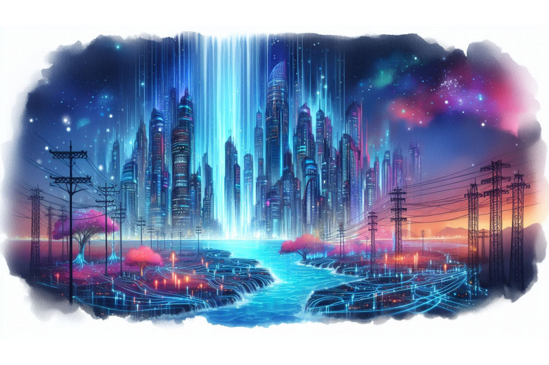 neon-waterfall-cityscape-vision