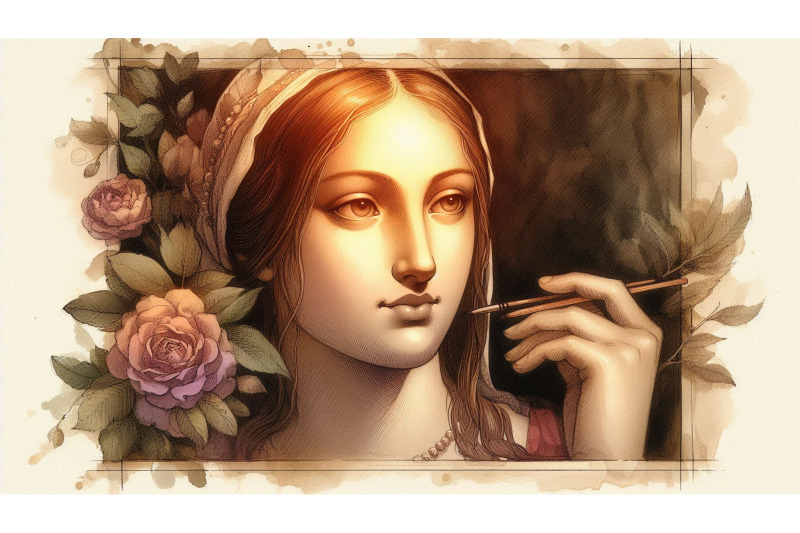 renaissance-style-woman-portrait