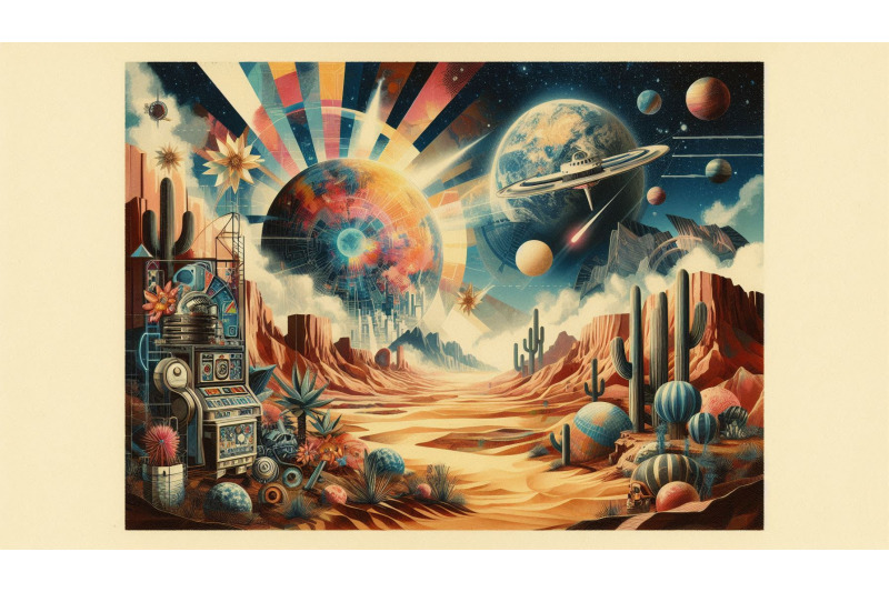 retro-scifi-collage-aesthetic