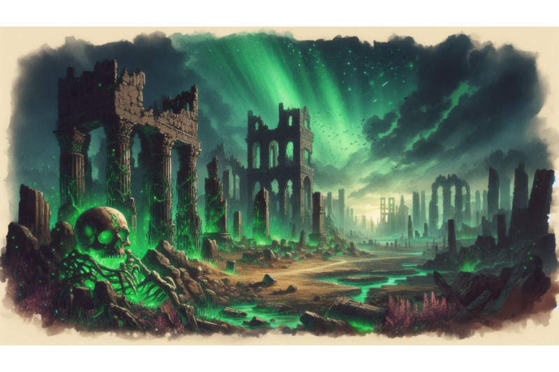 ruined-wasteland-green-glow