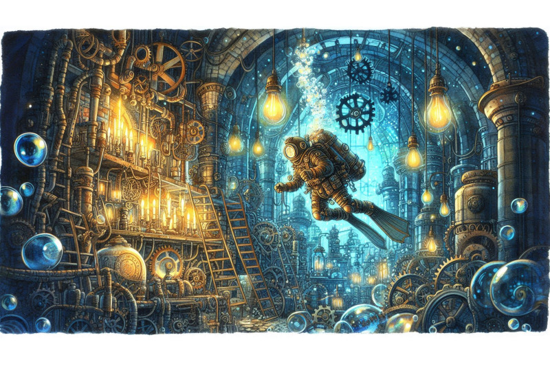 steampunk-diver-deep-sea-lab
