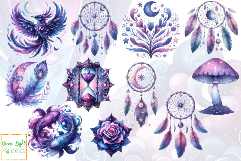 celestial-galaxy-mystical-clipart-cosmic-halloween-graphics-space