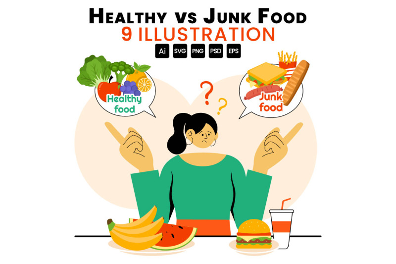 9-healthy-vs-unhealthy-food-choice-illustration
