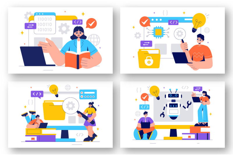 9-informatics-logistics-software-illustration