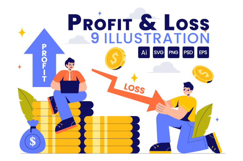 9-business-profit-and-loss-illustration