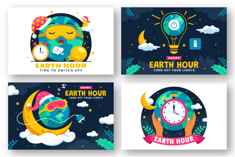12-happy-earth-hour-day-illustration