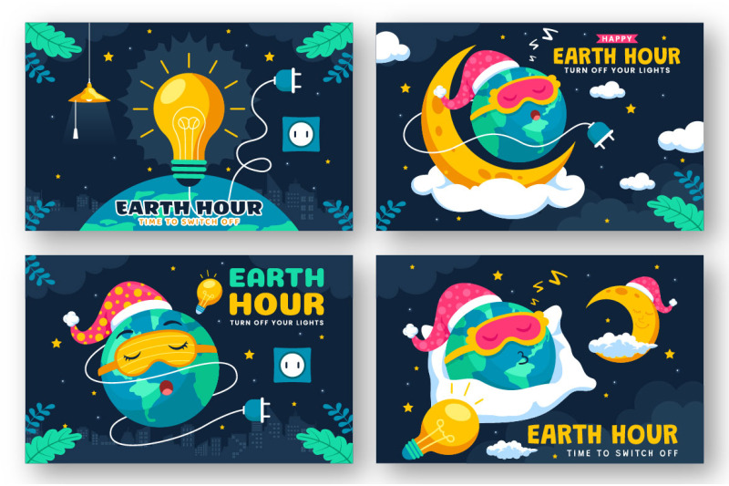 12-happy-earth-hour-day-illustration