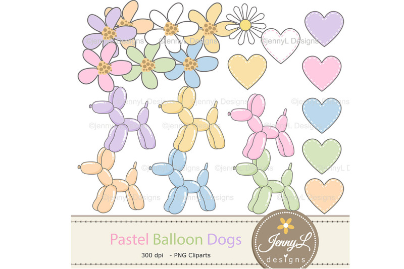 pastel-balloon-dog-seamless-digital-paper-and-clipart