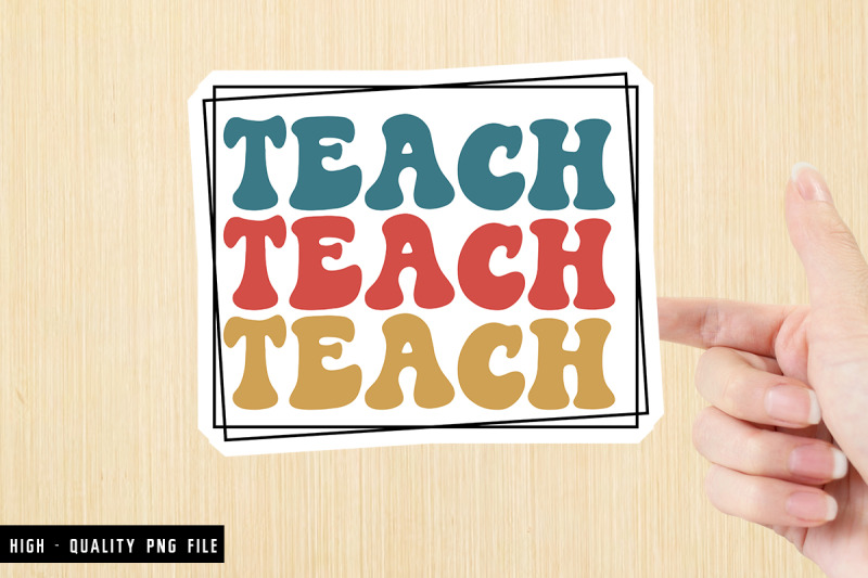 retro-teacher-sticker-bundle