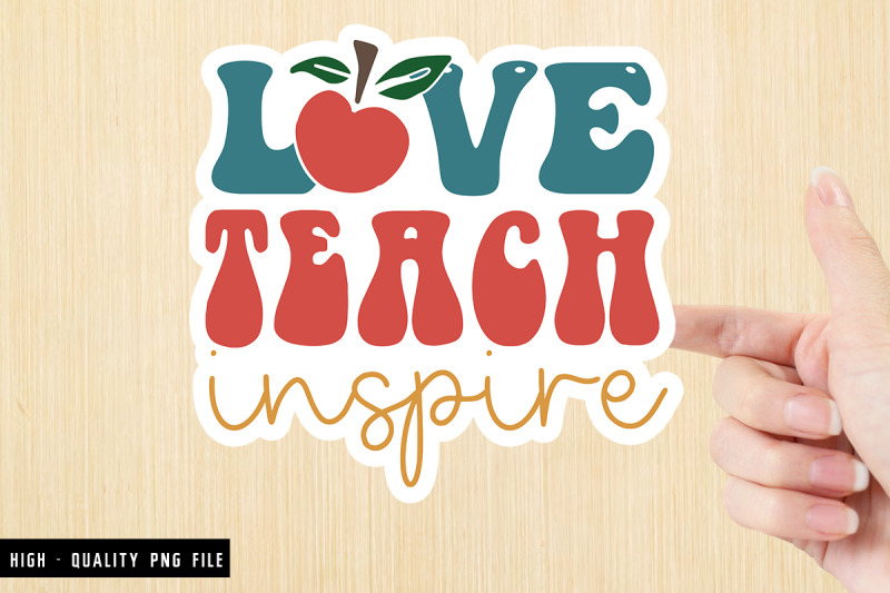 retro-teacher-sticker-bundle