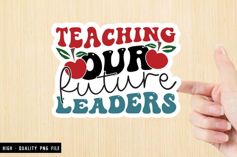 retro-teacher-sticker-bundle