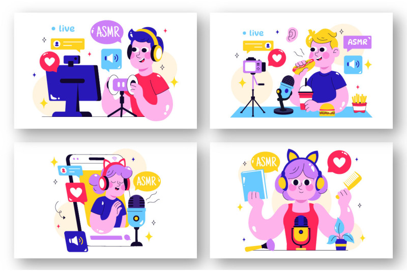 10-asmr-lifestyle-illustration