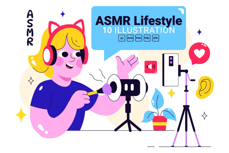 10-asmr-lifestyle-illustration