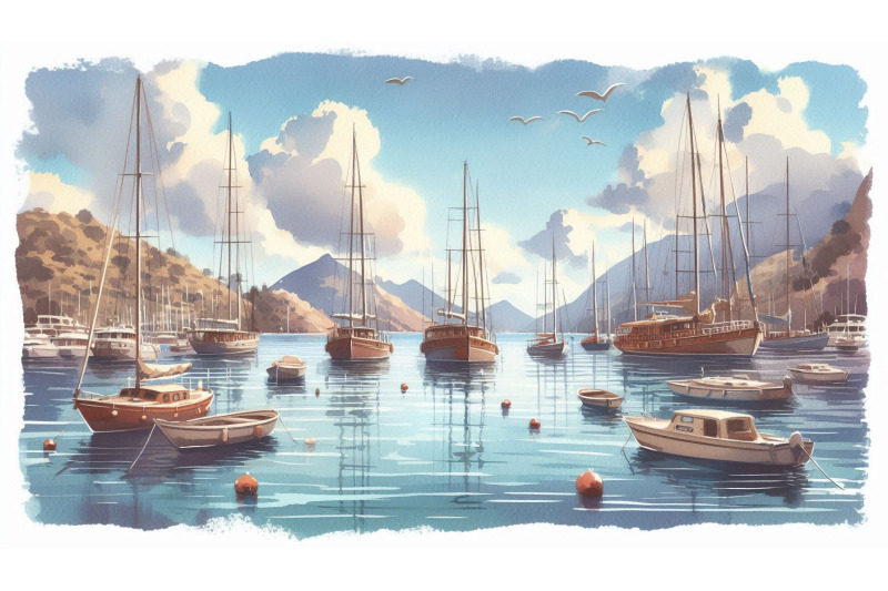 anchored-boats-bay